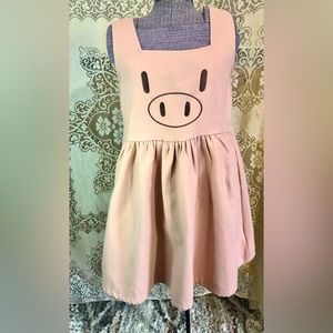 Cute Pink pig dress cosplay costume 🐷